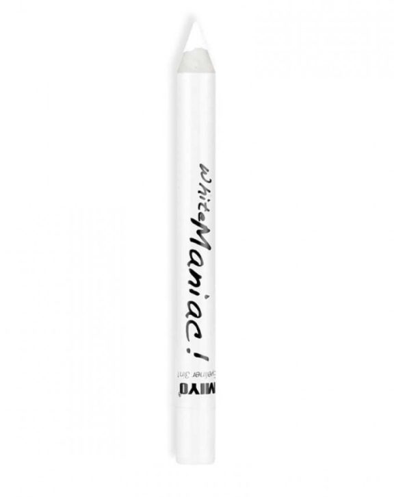 Is your make-up your mania? Check out the 2 w 1 Whitemaniac eyeliner - your whitening tool! This eyeliner, with a creamy, delicate consistency, can be distributed smoothly along the waterline and the whole eyelid. To be used on the waterline to make the eyes appear smaller or all over the eyelid as a base for eyeshadow which considerably improves their wear time. When applied all over the eyelid, it makes eyeshadow colours more intense (enhances the colour). It can also be used successfully as a white creamy eyeshadow. How to use: apply on the upper and/or lower lid as close to the lash line as possible, smudge a bit, if needed. You can also use it on the waterline of the eye.