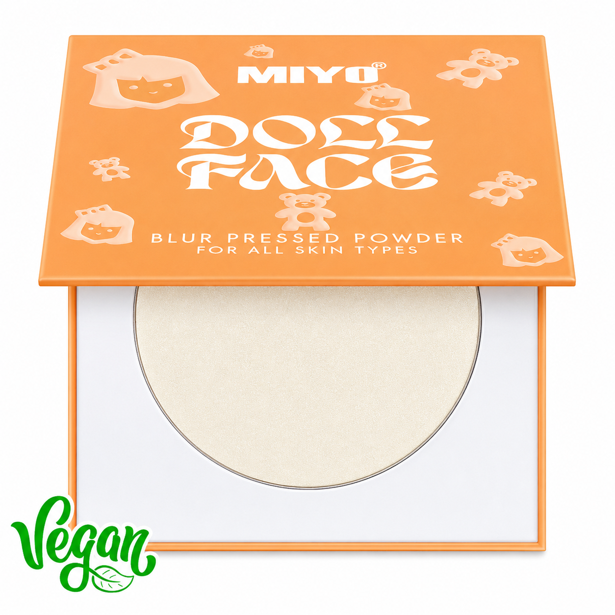 Compact pressed powder which guarantees satin finish of the make up. Appropriate  for all skin types.