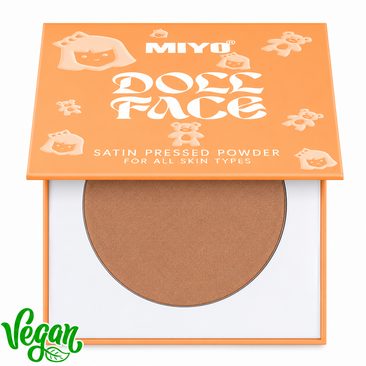 Compact pressed powder which guarantees satin finish of the make up. Appropriate  for all skin types.