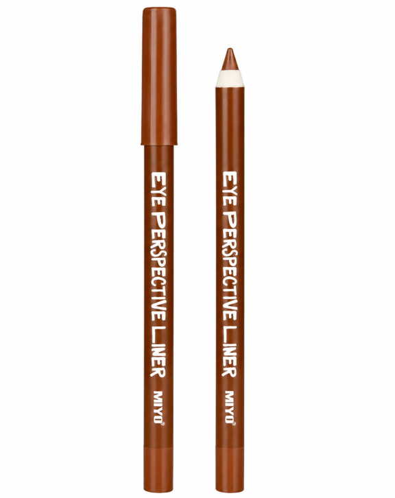 Eye perspective liner vegan eye pencil. Thanks to its creamy formula, it's perfect for smudginging on the eyelid. Available in four matte and one metallic shades.