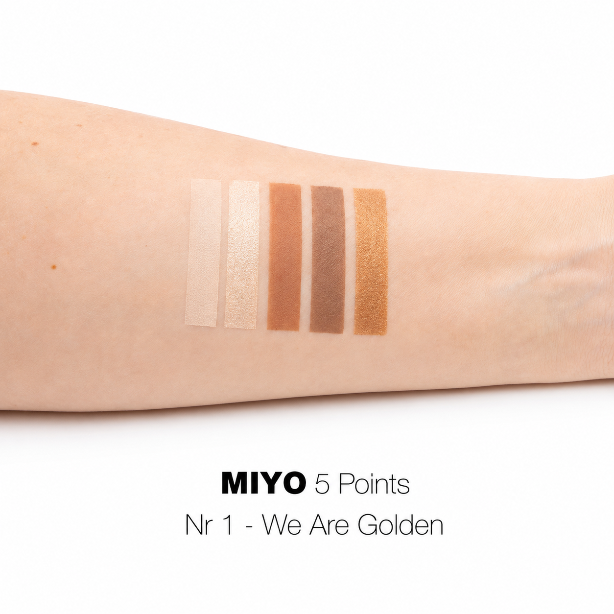 FIVE POINTS PALETTE MIYO - no. 01 We are golden - Image 3