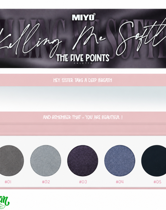 Give me a five! 5 shadows! 5 colours! 5 styles! A palette of eyeshadow which consists of five perfectly matching shades. Combine various colours and create subtle make-up for the day and intensive evening make-up. A wealth of effects within the same palette. How to use: apply with an applicator or a brush onto an eyeshadow base.